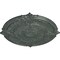 Ekena Millwork Attica Acanthus Leaf Medallion (Canopies up to 3 1/4"), 30 1/8"OD x 1 1/2"P, Athenian Green Crackle CM30ATAGC - alternate 4